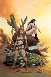 VAMPIRELLA RED SONJA #3 CHO & RICH VIRGIN CVR