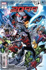 DF MARVEL 2099 #1 SPENCER SGN