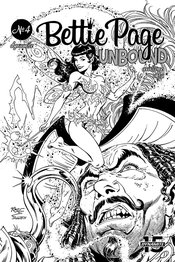 BETTIE PAGE UNBOUND #4 15 COPY ROYLE B&W DRESSED FOC INCV (N