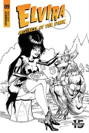 ELVIRA MISTRESS OF DARK #9 15 COPY CASTRO B&W FOC INCV