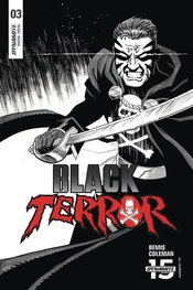 BLACK TERROR #3 30 COPY MARRON B&W INCV