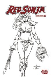 RED SONJA #11 30 COPY LINSNER B&W INCV