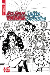 RED SONJA VAMPIRELLA BETTY VERONICA #7 10 COPY PARENT B&W IN