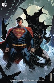 BATMAN SUPERMAN #5 CARD STOCK VAR ED