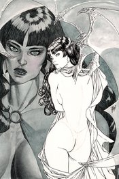 VAMPIRELLA #4 11 COPY MARCH B&W VIRGIN FOC INCV
