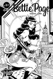 BETTIE PAGE UNBOUND #5 11 COPY ROYLE B&W DRESSED FOC INCV (N