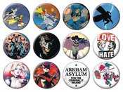 DC HEROES BATMAN 144PC BUTTON ASST DIS