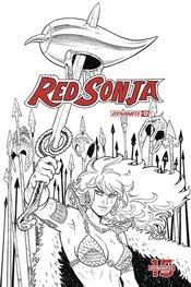 RED SONJA #12 20 COPY CONNER B&W INCV