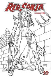 RED SONJA #12 30 COPY LINSNER B&W INCV