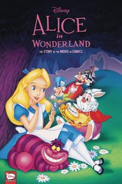 DISNEY ALICE IN WONDERLAND STORY O/T MOVIE IN COMICS HC