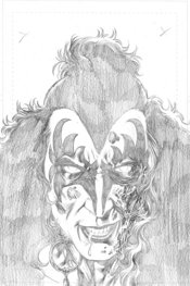 KISS ZOMBIES #1 15 COPY BUCHEMI SNEAK PEEK PENCIL FOC INCV