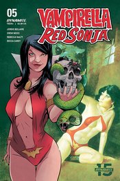 VAMPIRELLA RED SONJA #5 CVR F MOSS THEN & NOW