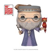 POP HARRY POTTER DUMBLEDORE W/FAWKES 10IN VIN FIG