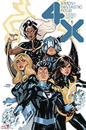 DF X-MEN FANTASTIC FOUR #1 DODSON SGN