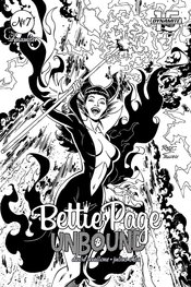 BETTIE PAGE UNBOUND #7 15 COPY ROYLE B&W FOC INCV