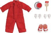 NENDOROID DOLL OUTFIT SET COLORFUL OVERALLS RED VER