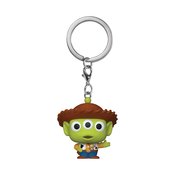 POCKET POP PIXAR ALIEN AS WOODY KEYCHAIN