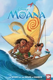DISNEY MOANA STORY OF THE MOVIE IN COMICS HC