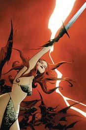 VAMPIRELLA RED SONJA #8 LEE LTD VIRGIN CVR