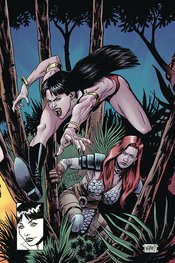 VAMPIRELLA RED SONJA #8 GORHAM LTD VIRGIN HOMAGE CVR