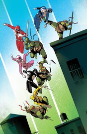 POWER RANGERS TEENAGE MUTANT NINJA TURTLES #3 FOC GARBET VAR