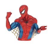 MARVEL SPIDER-MAN METALLIC WEB POSE BUST BANK