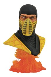 MORTAL KOMBAT 11 LEGENDS IN 3D SCORPION 1/2 SCALE BUST