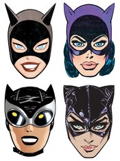 CATWOMAN 80TH ANNIVERSARY PAPER MASKS (BND OF 24) (Net)