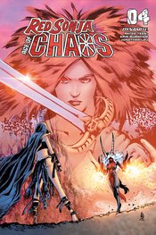 RED SONJA AGE OF CHAOS #4 LAU FOC BONUS VAR
