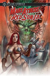 MARS ATTACKS RED SONJA #1 LAYMAN SGN ATLAS ED