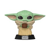 POP SW MANDALORIAN CHILD W/CUP VIN FIG