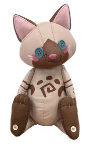MONSTER HUNTER WORLD ICEBORNE AIROU DOLL PLUSH TOY