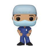 POP HEROES FRONT LINE WORKER MALE 1 VINYL FIGURE (APR208418)