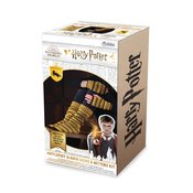 HP KNIT KITS HUFFLEPUFF FINGERLESS MITTENS AND SOCKS KIT