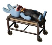 SILENT HILL 3 ROBBIE THE RABBIT STRETCHER MINI FIG ACCESSORY