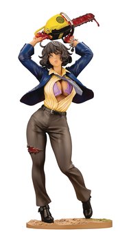 TEXAS CHAINSAW MASSACRE LEATHERFACE DANCE BISHOUJO STATUE (N