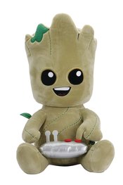PHUNNY MARVEL GROOT W/BUTTON HUGME 16IN PLUSH
