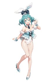 HATSUNE MIKU BICUTE BUNNIES NON SCALE FIGURE WHITE RABBIT VE