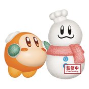 KIRBY FLUFFY PUFFY MINE PLAY IN THE SNOW WADDLE DEE V1 FIG (