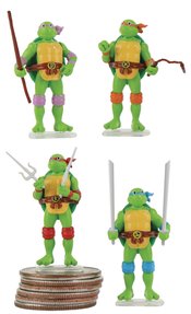 WORLDS SMALLEST TMNT FIGURE INNER CASE ASST