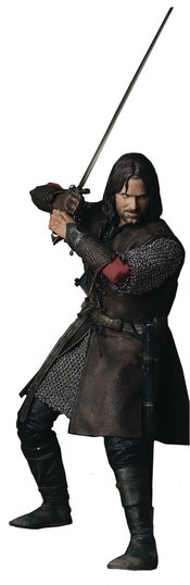 LORD OF THE RINGS ARAGORN AT HELMS DEEP 1/6 AF