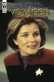 STAR TREK VOYAGER SEVENS RECKONING #2 (OF 4) CVR B PHOTO