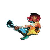 STREETS OF RAGE 4 CHERRY HUNTER LUXURY ENAMEL ICON PIN