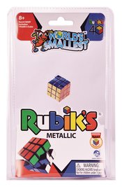 WORLDS SMALLEST 40TH ANN METALLIC RUBIKS CUBE INNER CS