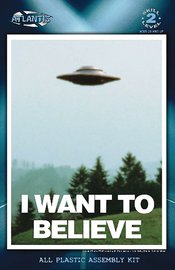 X-FILES I WANT TO BELIEVE 5IN UFO W/LED MODEL KIT