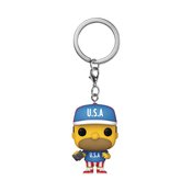POCKET POP SIMPSONS USA HOMER KEYCHAIN