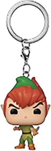 POCKET DISNEY 65TH PETER PAN FIG KEYCHAIN