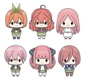 THE QUINTESSENTIAL QUINTUPLETS CHOKORIN MASCOT SERIES 6PC DS