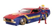 MARVEL 1973 FORD MUSTANG W/CAPTAIN MARVEL 1/24 VEHICLE