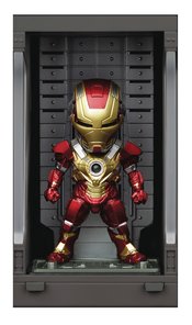 IRON MAN 3 MEA-022 IRON MAN MK XVII W/ HALL OF ARMOR FIG (AU